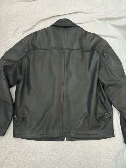 Кожаная куртка педжак винтаж quadro sportment
