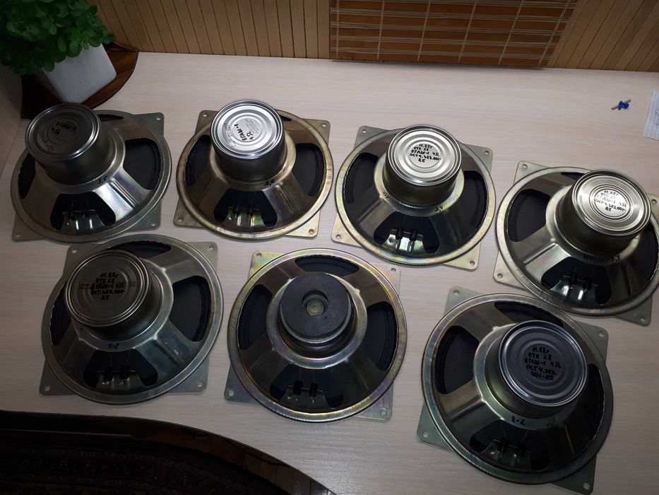 Широкополосные динамики 8ГДШ-1 (4Ом) , ДВОЙНОЙ МАГНИТ, Цена за штуку.