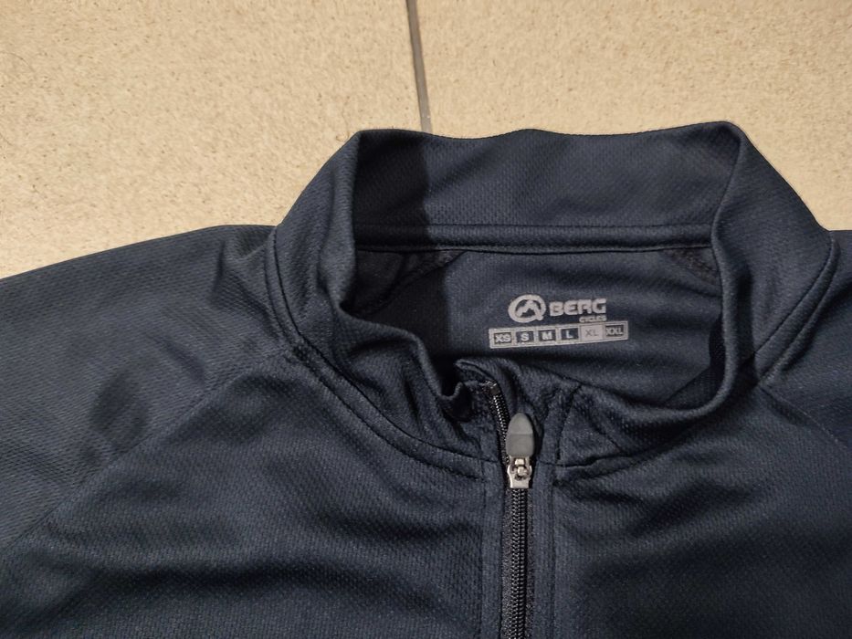 T-shirt Berg para bicicleta preta xl