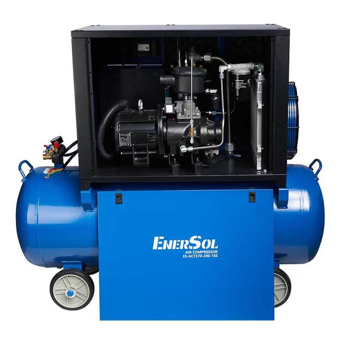 Компрессор винтовой EnerSol ES-AC1570-200-1SS/1000л на выходе/рес 200л