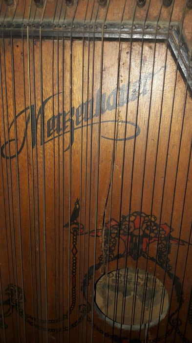 Stara niemiecka cytra Menzenhauer - wykonana w Berlinie