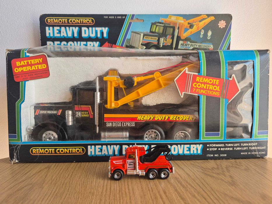 Peterbilt holownik auto sterowane na kabel Hong -Kong lata 80