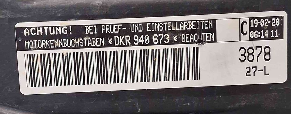 Motor Completo DKR - VW GOLF VII