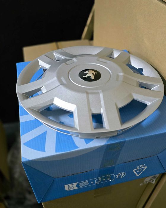 Pack 4 Tampões Auto-caravana / Carrinha Fiat / Citroen / Peugeot 15"