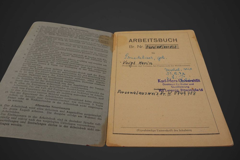 Arbeitsbuch niemiecka książeczka pracy dokument lk sz/021565