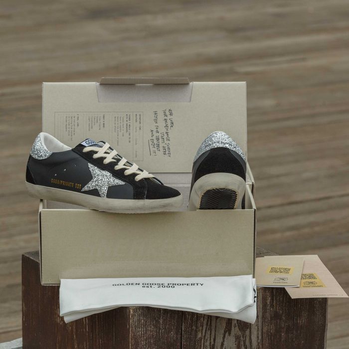 Кросівки Golden Goose Black Silver premium