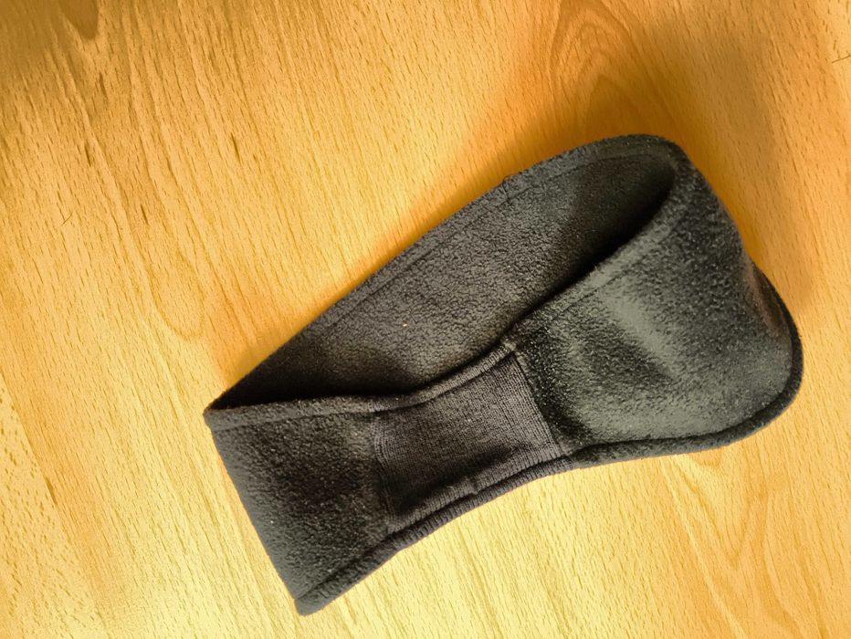 Granatowa polarowa opaska