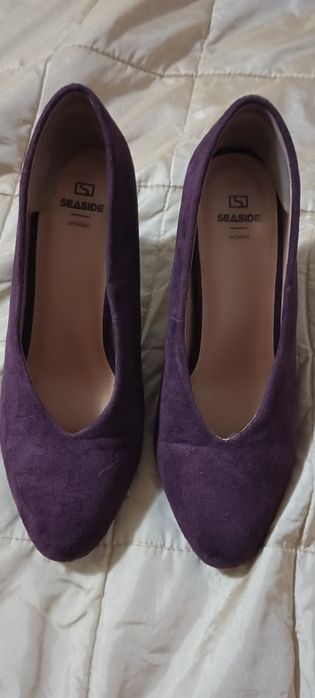 Sapatos Seaside, tam 37, tom beringela, usados 1 vez