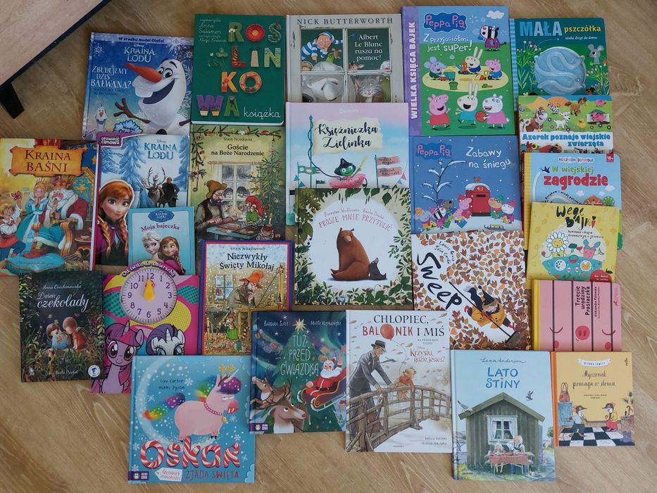 Książki dla dzieci nowe i używane w stanie bdb