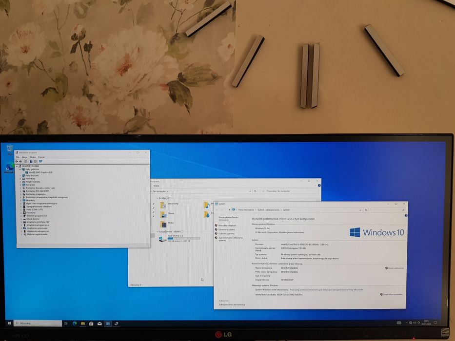 Komputer DELL 3070 SFF I5 8500 16GB RAM  SSD 512GB Win 11 pro