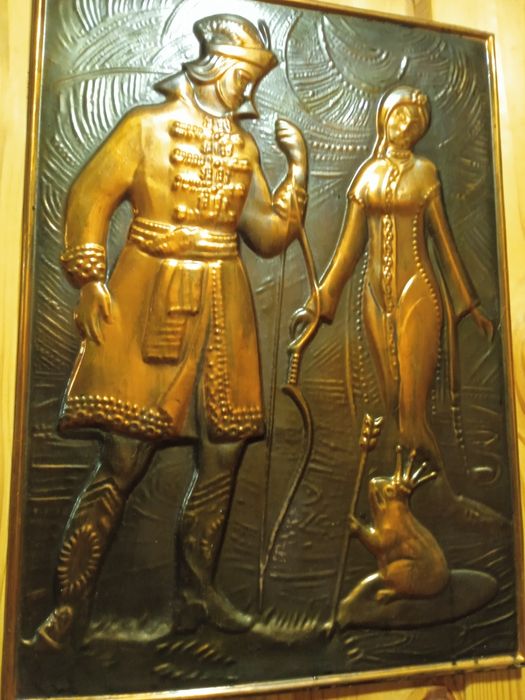 Чеканка медная СССР