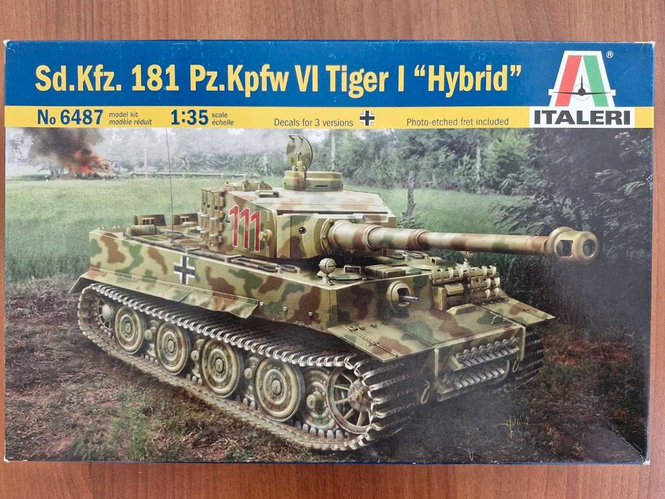 Italeri 6487 - Sd.Kfz. 181 Pz.Kpfw. VI Tiger I "Hybrid" (1:35) V