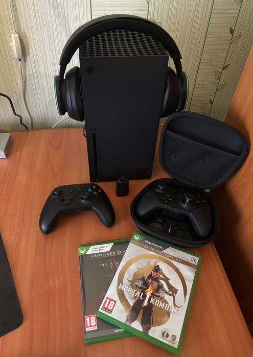 Xbox Series X + Elite series 2 + офф гарнітура