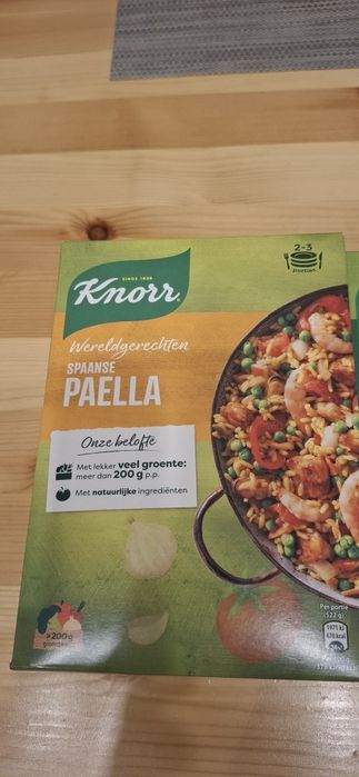 Dania Knorr 3 sztuki paella lasagne kofta