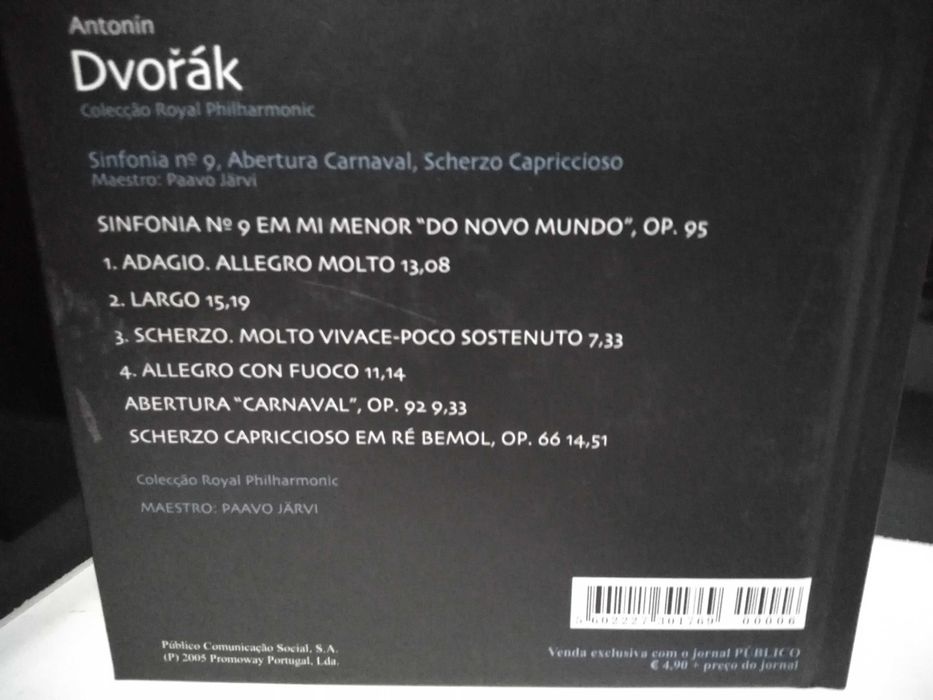 Cds com Livro Compositores Tchaikovsky,Antonín Dvořák e Léo Delibes.