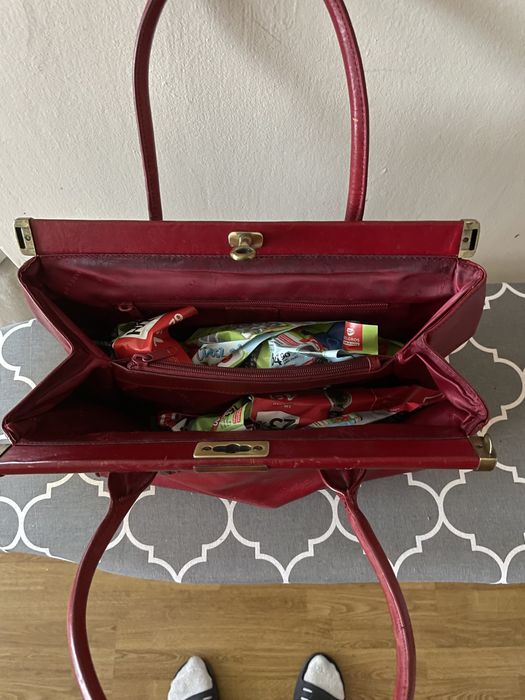 Torebka damska bordowa
