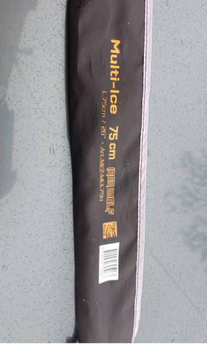 Wedka podlodowa CARBON PREMIUM MULTI ICE 75 cm dwie szczytówki