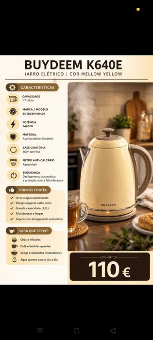 Chá máquina 110€. Oportunidade