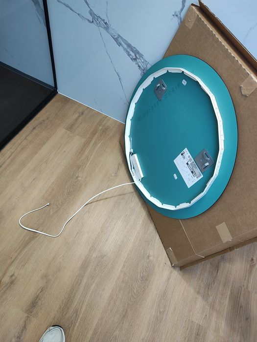 Espelho WC redondo 80 cm com iluminação Led