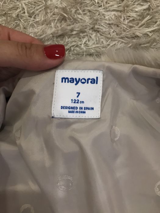 Casaco mayoral 7 anos 122cm como novo