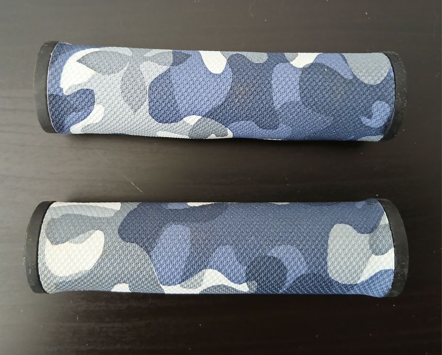 Punhos Bicicleta Camuflados - Azuis