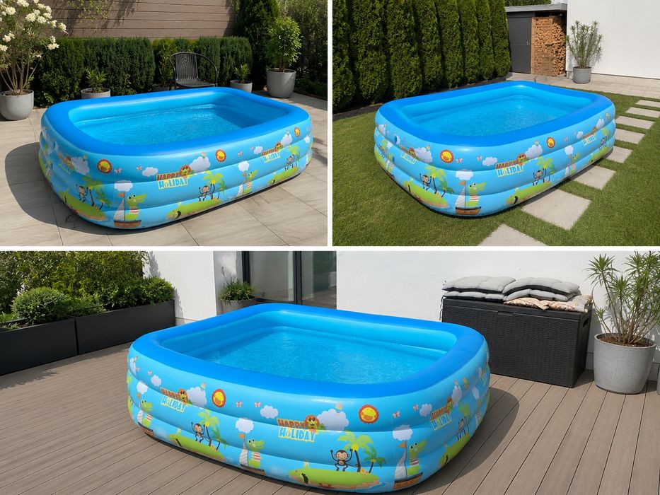 Basen dla dzieci dmuchany 180 x 120 x 55