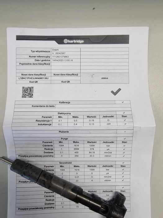 Wtryskiwacz Merecedes EMBR00002d Sprinter Vito GLC GLS