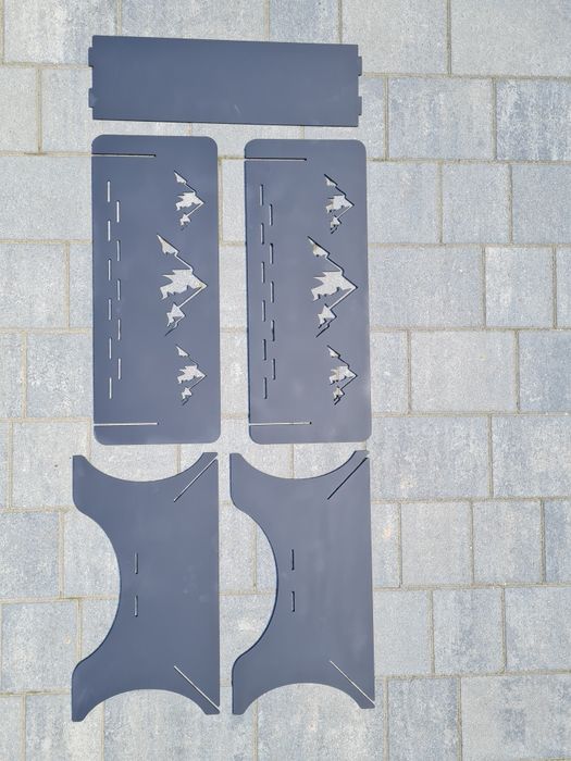 Palenisko ogrodowe składane turystyczne blacha 3mm.