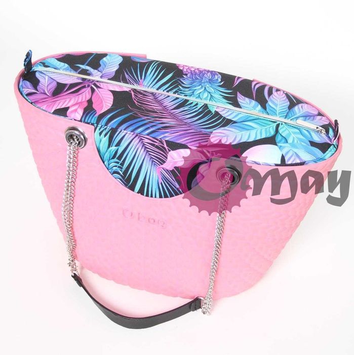 organizer OBAG SAND liście fluo 2 pojemne kieszenie wkład VIP OMAY