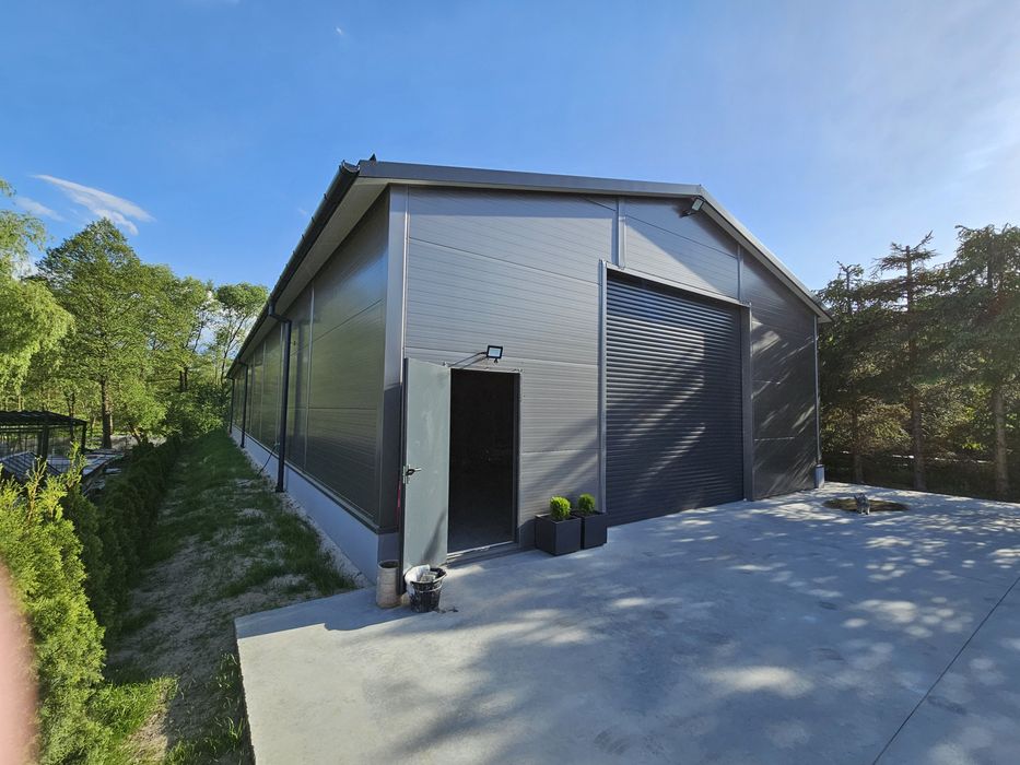 Hala garaż magazyn konstrukcja komplet 10x20x4 PIR100 montaż