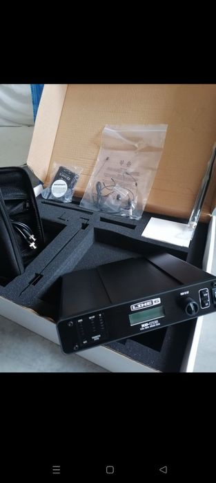 Microfone auricular digital sem fios