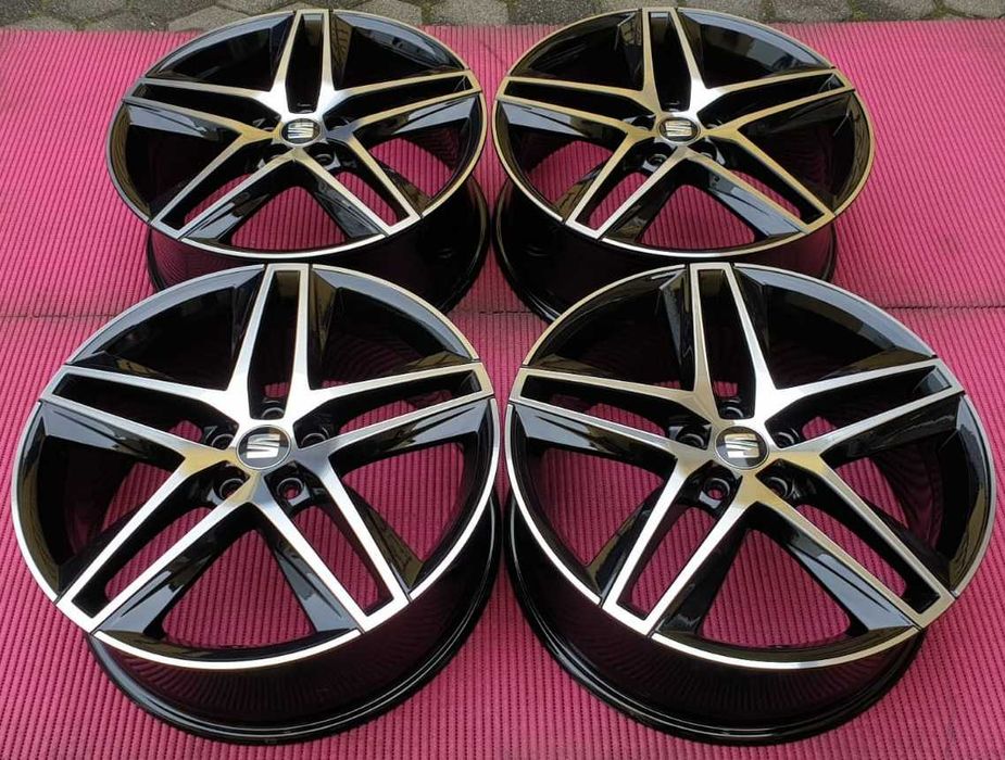 3697-Jantes 18 5x100 Originais Seat Ibiza, tbm para VW
