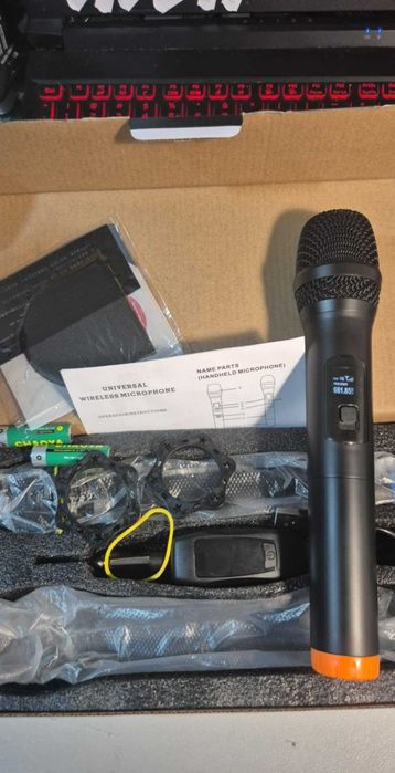 Bezprzewodowe mikrofony Dual Professional dynamiczny mikrofon