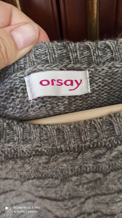 Sukienka dzianinowa, szara - Orsay
