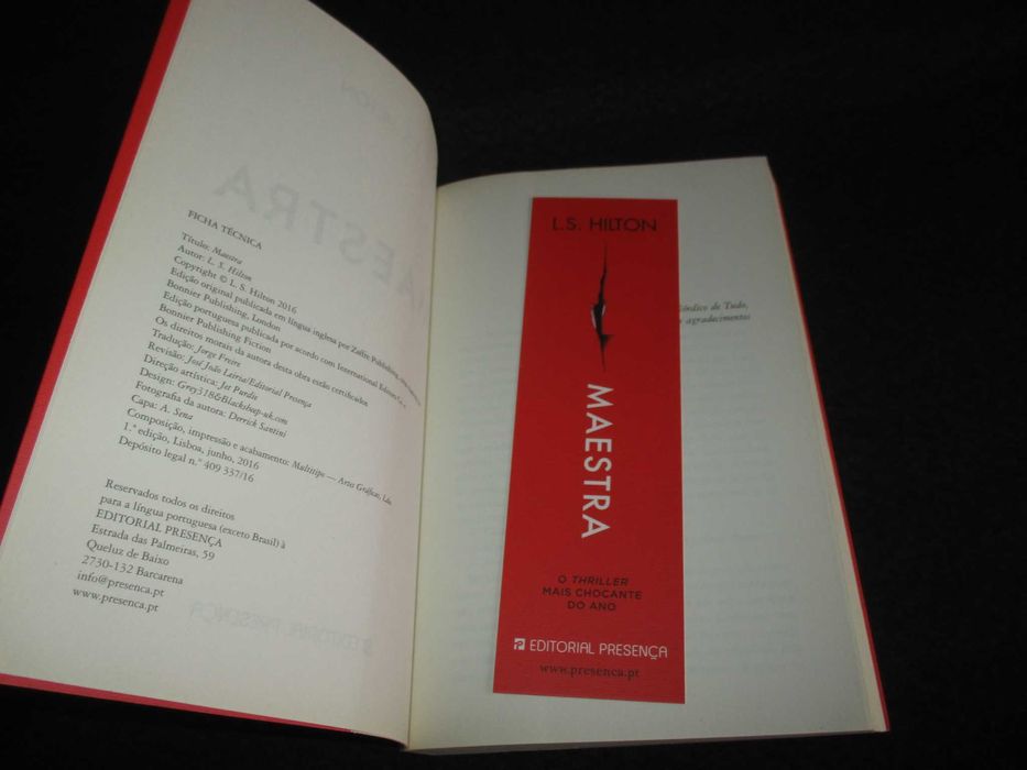Livro Maestra L. S. Hilton