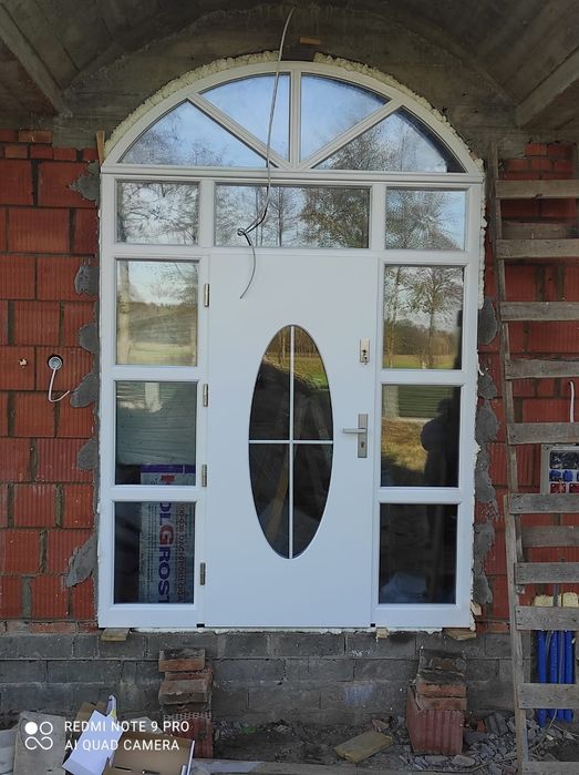 Drzwi zewnętrzne wejściowe drewniane dębowe dostawa gratis