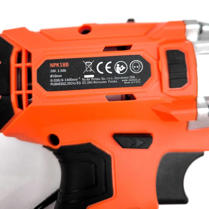 Wkrętarka Nutool NPK18B 18V Li-Ion komplet powystawowa
