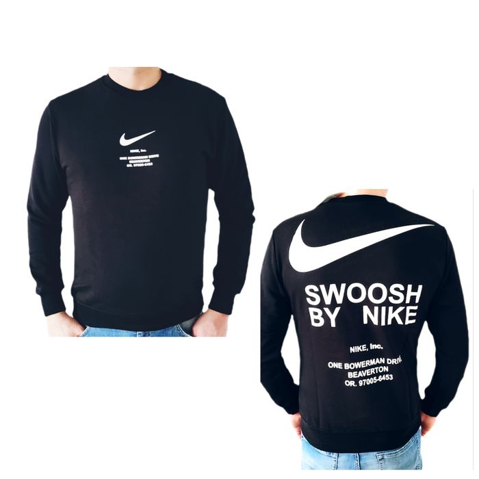 Bluza męska Nike z nadrukiem czarna