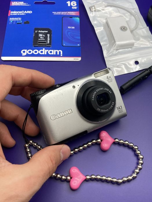 Aparat Cyfrowy Canon Powershot A2200 piekne cieple fotki w stylu retro