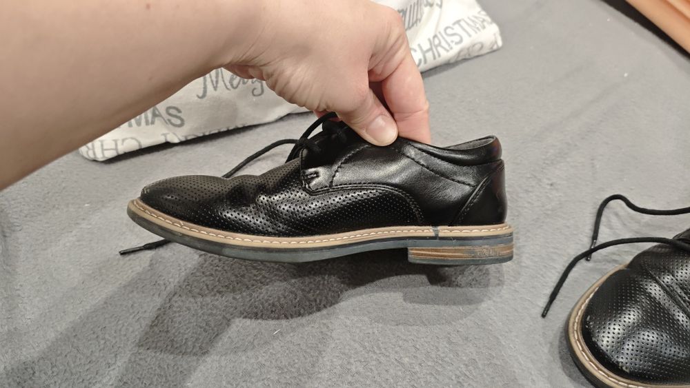 Buty buciki lakierki wizytowe eleganckie komunijne r 33