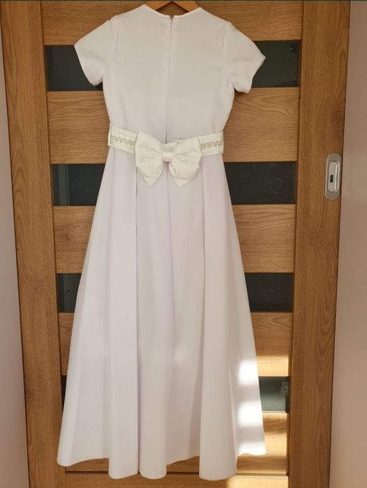 Sukienka komunijna, rękawiczki, torebka, rajstopy GRATIS