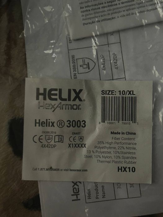 Захисні протиударні рукавиці HexArmor Helix® 3003