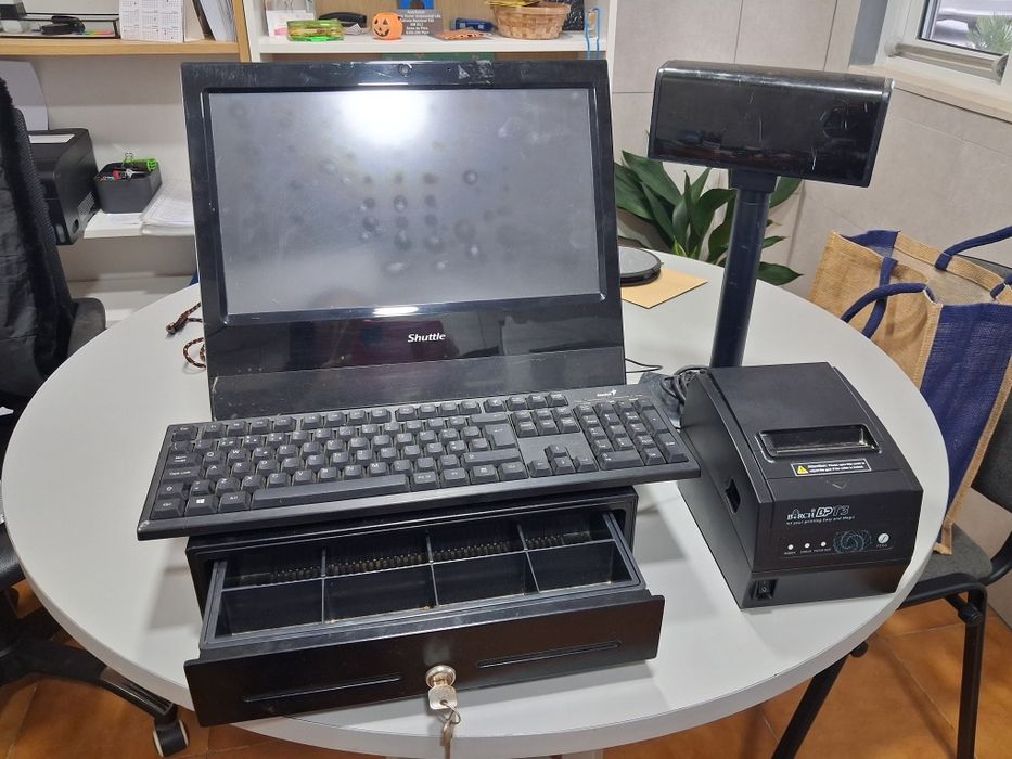 Pos  Registadora para loja Computador gaveta impressora