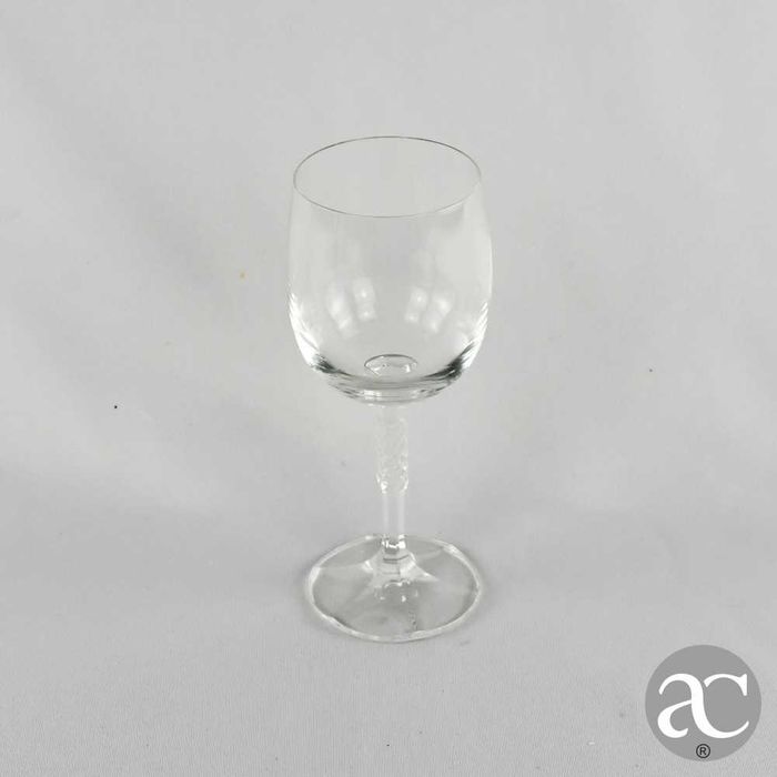 Conjunto de 30 copos em cristal Bohemia incolor, para 6 pessoas