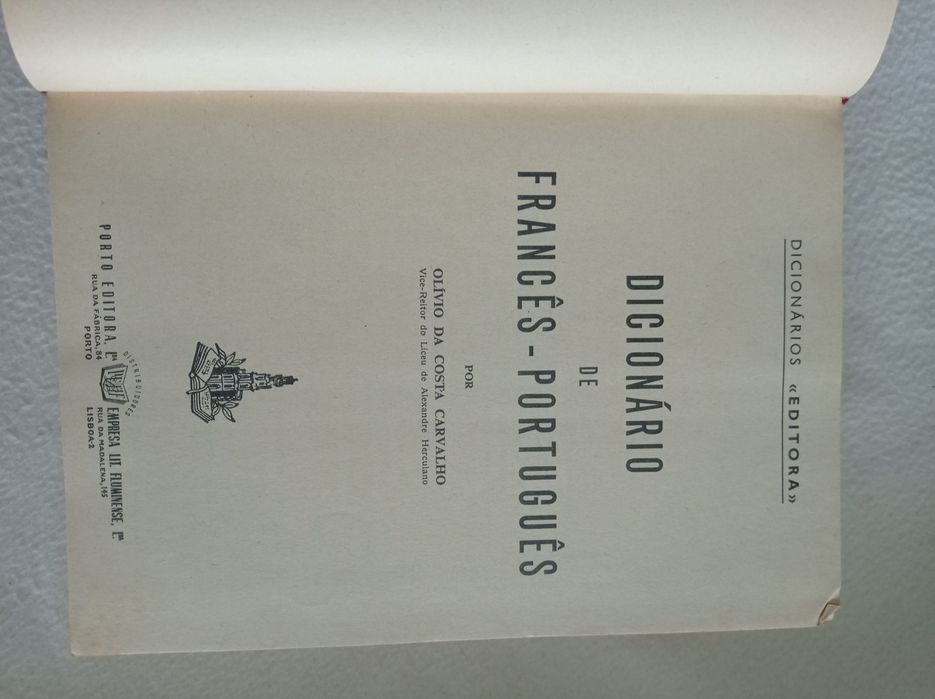 Dicionário de francês - português - Porto editora