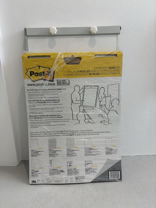 Quadro magnético com cavalete com Supersticky Pads