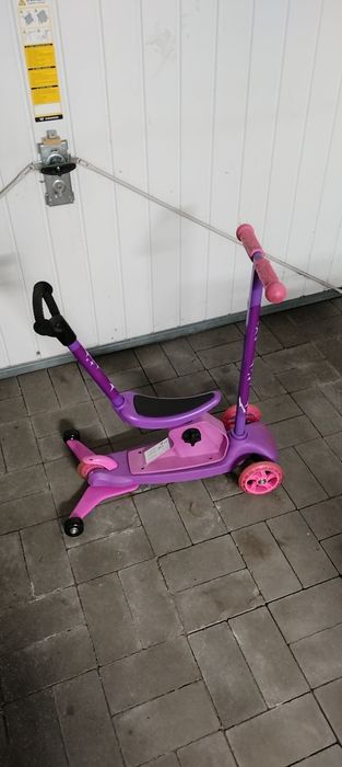 Hulajnoga różowa 4w1