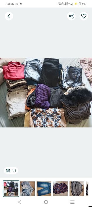 Paka ubrań do dalszej odsprzedaży
