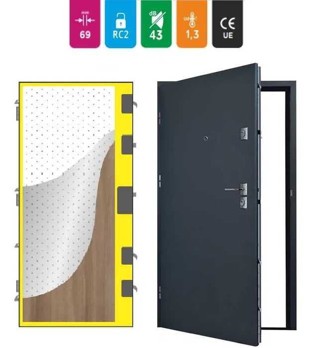 Drzwi zewnętrzne do mieszkań, domów DELTA, WIKĘD, GERDA