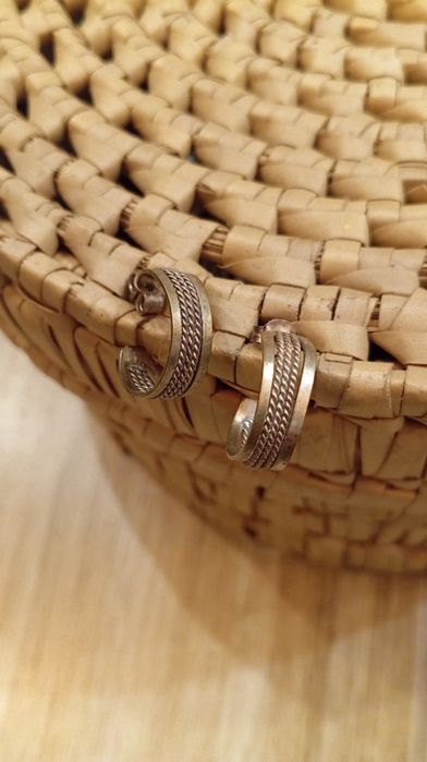 Srebro 925 kolczyki koła z prawdziwego srebra 100%